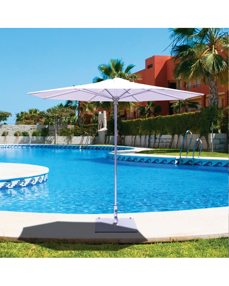 Galtech 732 - 9 FT Octagon Commercial Heavy Duty, Reinforce Aluminum Patio Umbrella Frame Only