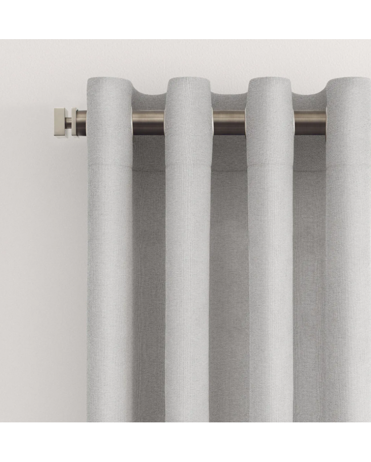 Sunbrella® Outdoor & Indoor Curtains with Grommets - Finley Gravel