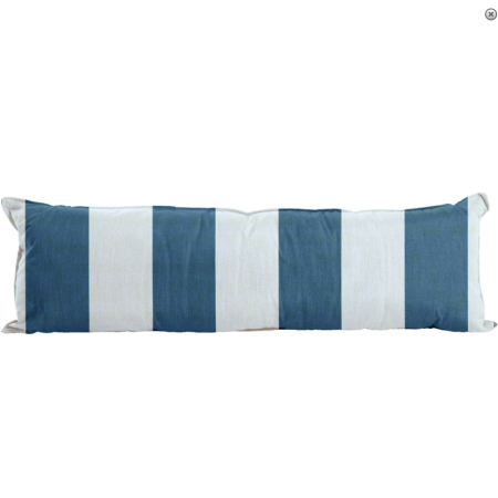 52" Long Plush Sunbrella Hammock Pillow - Cabana Regatta