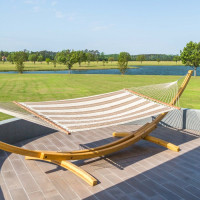 Large Quilted Hammock - Sunbrella Regency Sand