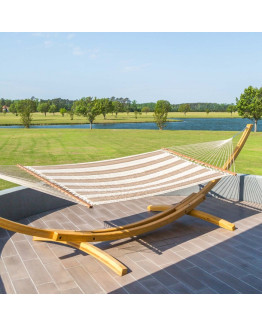 Large Quilted Hammock - Sunbrella Regency Sand
