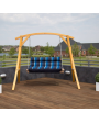 Deluxe Cushioned Double Swing - Gateway Indigo