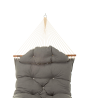 Large Sunbrella Tufted Hammock with Detachable Pillow - Cast Slate