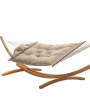 Large Sunbrella Tufted Hammock with Detachable Pillow - Cast Ash