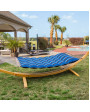 Pillowtop Hammock - Sunbrella Gateway Indigo Pillowtop Hammock - Sunbrella Gateway Indigo