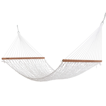 Deluxe White Duracord Rope Hammock Deluxe White Duracord Rope Hammock