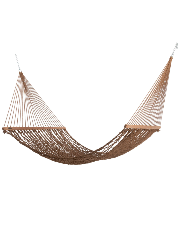 Presidential Antique Brown Duracord Rope Hammock Presidential Antique Brown Duracord Rope Hammock