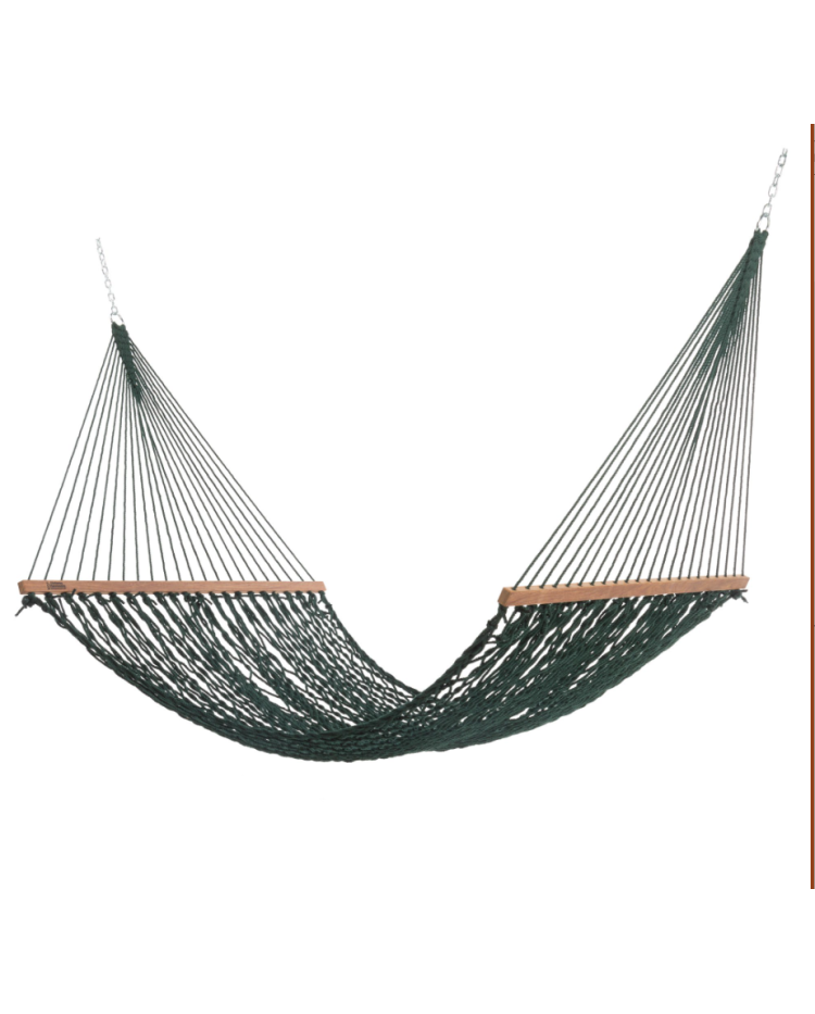 Presidential Green Duracord Rope Hammock Presidential Green Duracord Rope Hammock