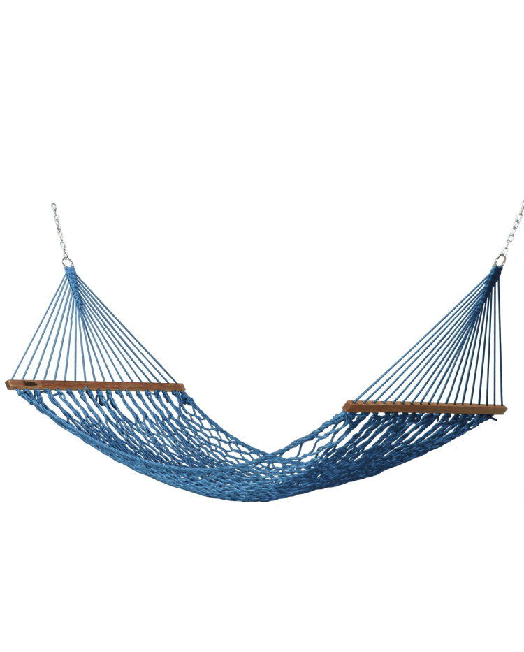 Duracord Rope Hammock - Single Coastal Blue