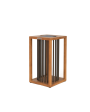 Akin Solar Outdoor Light - Teak Akin Solar Outdoor Light - Teak
