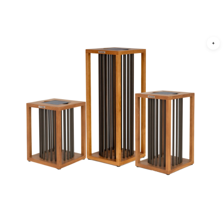 Akin Solar Outdoor Light - Teak Akin Solar Outdoor Light - Teak