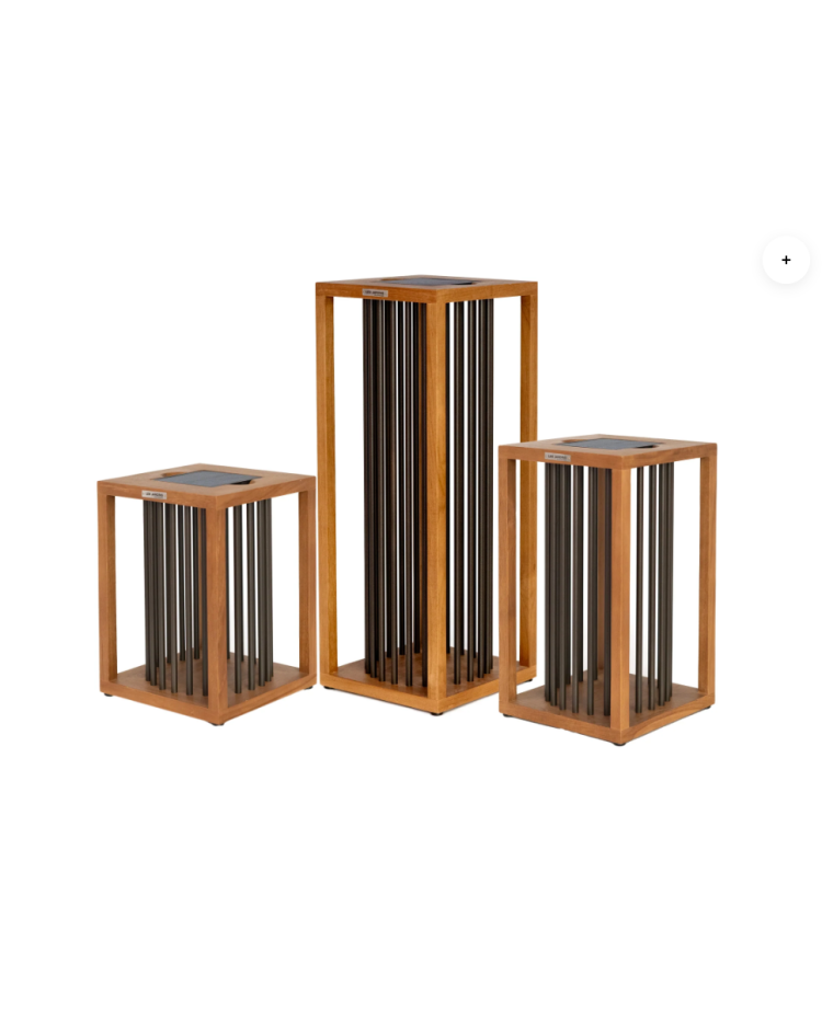 Akin Solar Outdoor Light - Teak Akin Solar Outdoor Light - Teak