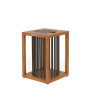 Akin Solar Outdoor Light - Teak Akin Solar Outdoor Light - Teak