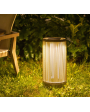 ALTO Solar Outdoor Light - Weather teak with taupe acrylic rope ALTO Solar Outdoor Light - Weather teak with taupe acrylic rope