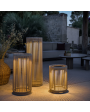 ALTO Solar Outdoor Light - Weather teak with taupe acrylic rope ALTO Solar Outdoor Light - Weather teak with taupe acrylic rope