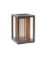 INKA Solar Outdoor Light - Bronze aluminum with teak INKA Solar Outdoor Light - Bronze aluminum with teak