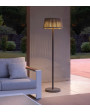 Mona Solar Floor Lamp - Teak or Rope