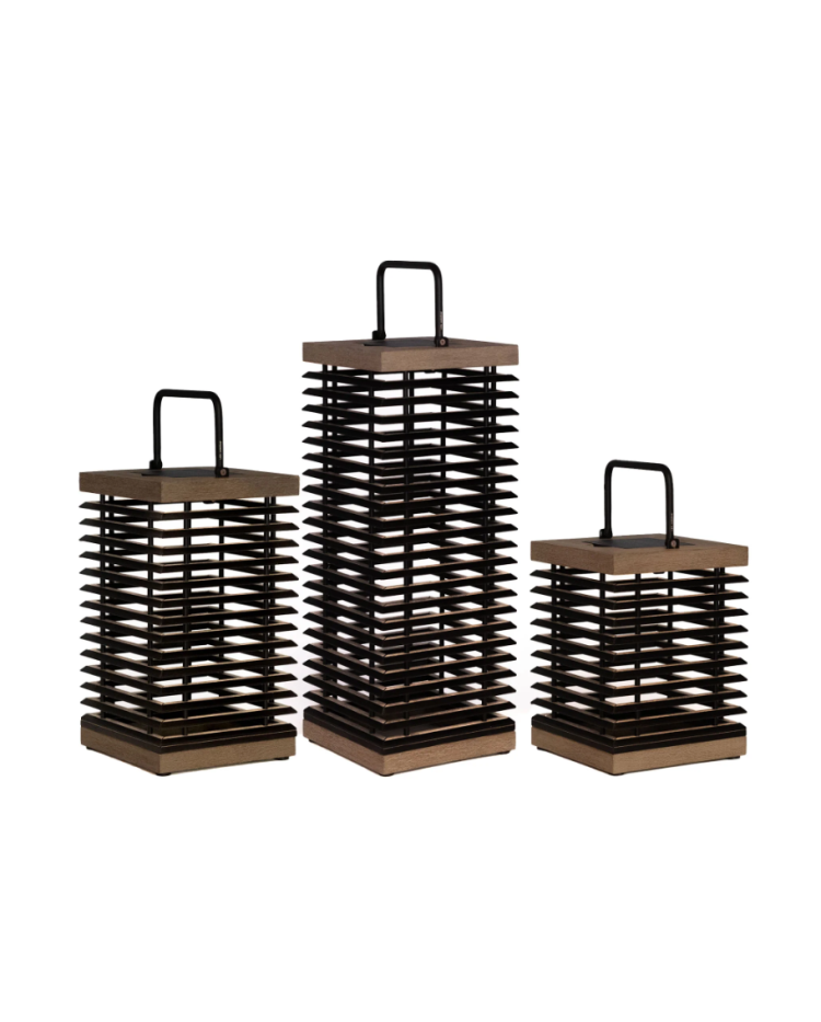 Tekura Solar Outdoor Light - Weathered Teak Tekura Solar Outdoor Light - Weathered Teak