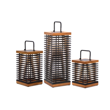 Tekura Solar Outdoor Light - Teak Tekura Solar Outdoor Light - Teak