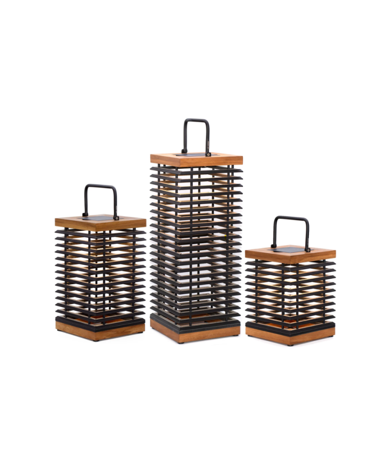 Tekura Solar Outdoor Light - Teak Tekura Solar Outdoor Light - Teak