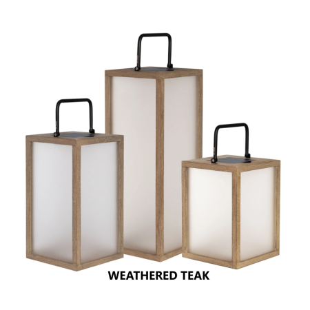 Tradition 2.0 Solar Outdoor Light Weather Teak Tradition 2.0 Solar Outdoor Light Weather Teak