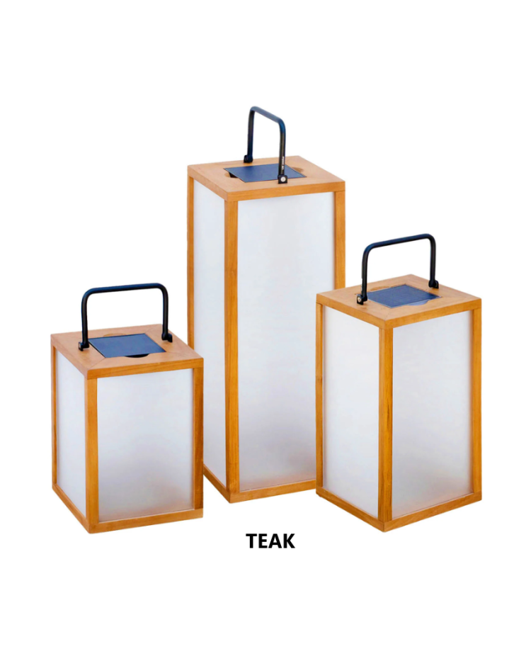 Tradition 2.0 Solar Outdoor Light - Teak Tradition 2.0 Solar Outdoor Light - Teak