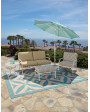 Treasure Garden 9'  Auto Tilt Patio Umbrella