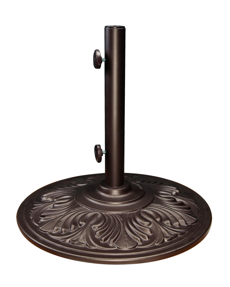 Treasure Garden 50 LBS Art Deco Cast Aluminum Umbrella Base Treasure Garden 50 LBS Art Deco Cast Aluminum Umbrella Base