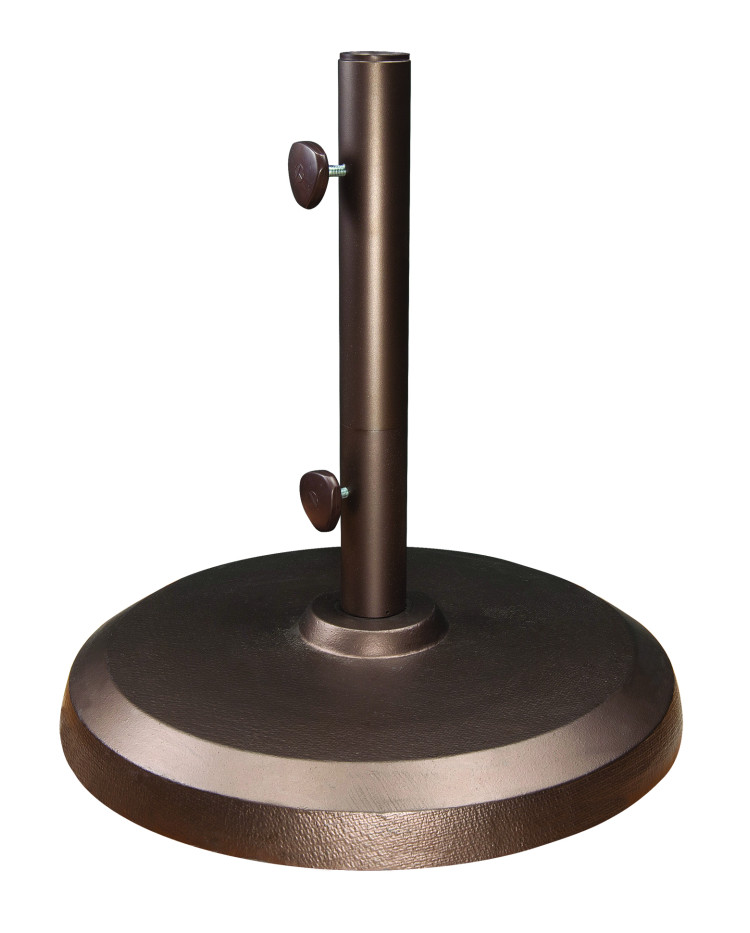 Treasure Garden 50 LBS Round Garden Cast Aluminum Umbrella Base Treasure Garden 50 LBS Round Garden Cast Aluminum Umbrella Base
