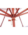 Galtech 121/221 - 7.5 FT Octagon Commercial Duty Wood Market Umbrella - Frame only