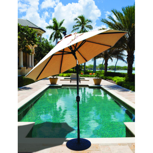 Galtech 727 - 7.5 Foot Deluxe Auto-Tilt Octagon Market Umbrella, Outdoor Patio, Deck, Pool, Backyard Stand Alone Umbrella - Heavy Duty Galtech 727 - 7.5 Foot Deluxe Auto-Tilt Octagon Market Umbrella, Outdoor Patio, Deck, Pool, Backyard Stand Alone Umbrella - Heavy Duty