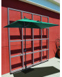 Galtech 772 - 3.5x7 FT Half Wall Commercial Patio Umbrella Galtech 772 - 3.5x7 FT Half Wall Commercial Patio Umbrella