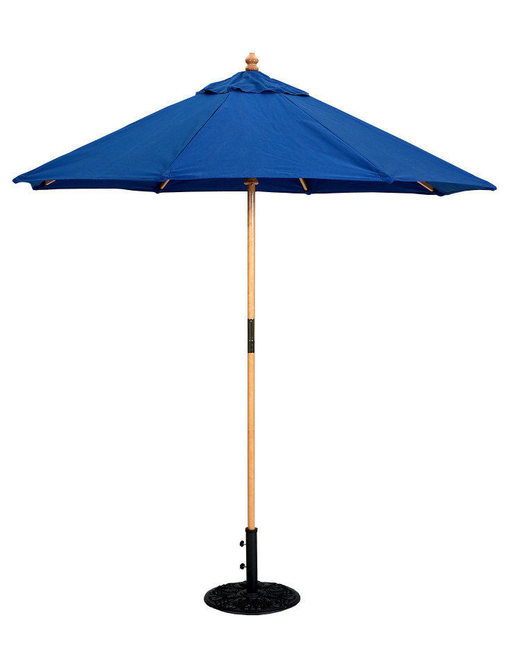 Galtech 121/221 - 7.5 FT Octagon Commercial Duty Wood Market Umbrella - Frame only