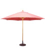 Galtech 183 - 11 foot Octagon Commercial Duty Wood Market Umbrella With Pulley Lift - Restaurants, HOA, Resorts, Hotels, Homes