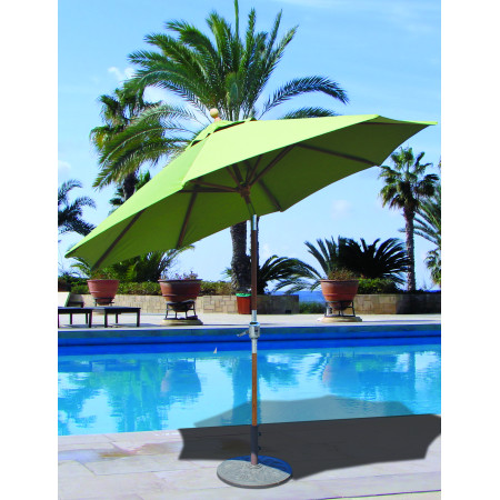Galtech 537 - 9 Foot Octagon Resort Style Teak Market Umbrella with Rotational Tilt and Crank Lift - Frame Only Galtech 537 - 9 Foot Octagon Resort Style Teak Market Umbrella with Rotational Tilt and Crank Lift - Frame Only