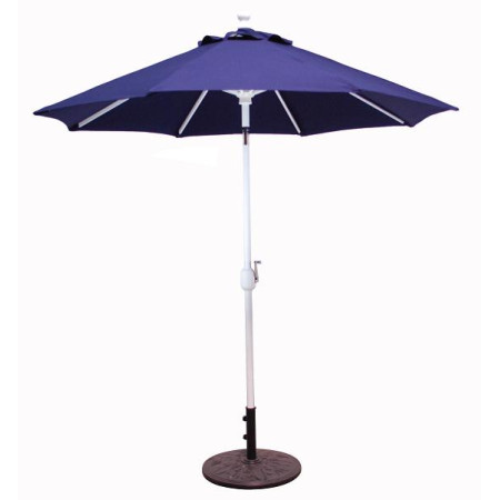 Galtech 7.5'  Foot Deluxe Auto-Tilt Octagon Market Umbrella, Outdoor Patio, Deck, Pool, Backyard Stand Alone Umbrella - Heavy Duty - Frame ONLY