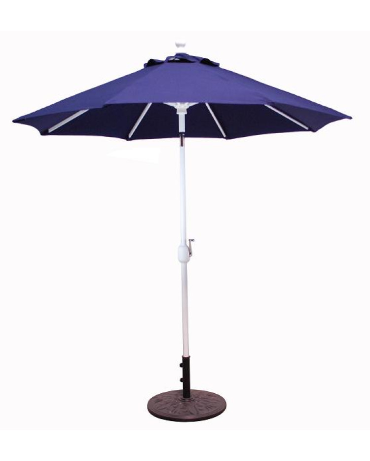 Galtech 7.5'  Foot Deluxe Auto-Tilt Octagon Market Umbrella, Outdoor Patio, Deck, Pool, Backyard Stand Alone Umbrella - Heavy Duty - Frame ONLY