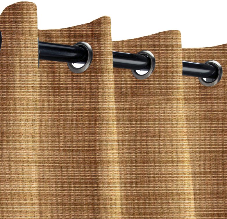 Sunbrella Outdoor Curtain With Stainless Steel Grommets Patio